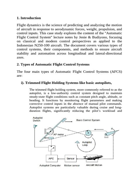 Pdf Automatic Flight Control Systems Semantic Scholar