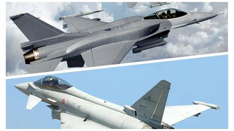 Perbandingan Jet Tempur F 16 Viper Vs Eurofighter Typhoon Mana Lebih