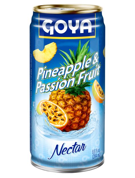 Pineapple Amp Passion Fruit Nectar Goya Foods Pineapple Amp Passion Fruit Nectar Goya Foods