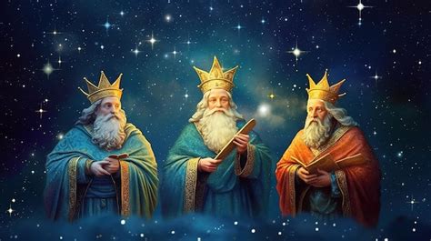 Premium Photo Happy Epiphany Day Three Kings Day Christian Feast Day