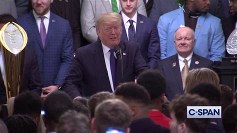 President Trump On Impeachment During 2019 Ncaa Football National Championship Ceremony President Trump On Impeachment During 2019 Ncaa Football National Championship Ceremony
