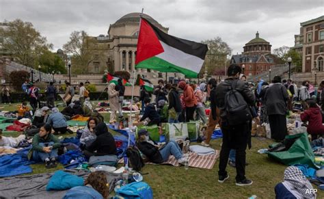Pro Palestine Rally At Columbia University Draws Backlash Over Antisemitism