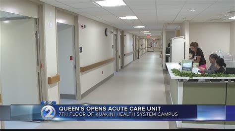 Queen S Medical Center Opens Acute Care Unit At Kuakini Queen S Medical Center Opens Acute Care Unit At Kuakini