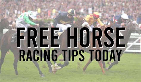 Racing Tips For Today