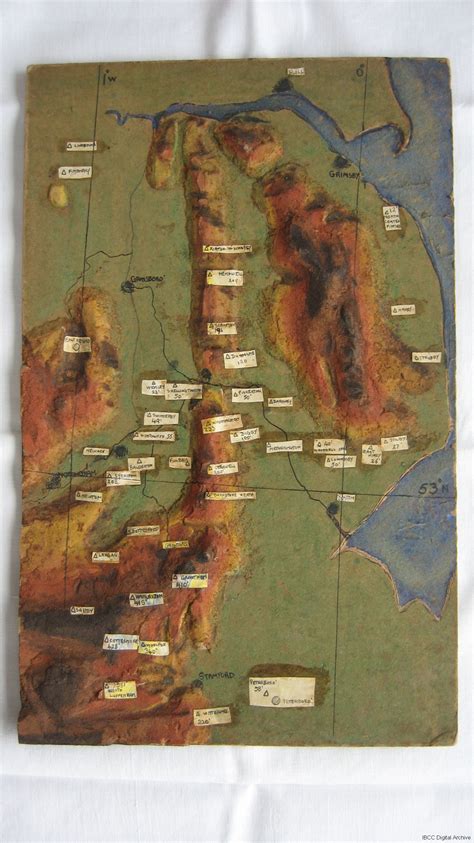 Relief Map Of Lincolnshire S Bomber Airfields Ibcc Digital Archive Relief Map Of Lincolnshire S Bomber Airfields Ibcc Digital Archive