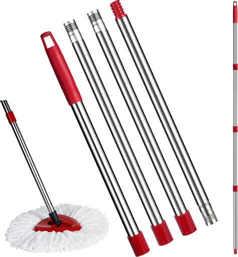Repuesto De Mango De Trapeador 4 Secciones Compatible Con Repuestos De Repuesto De Mango De Trapeador 4 Secciones Compatible Con Repuestos De