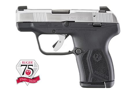 Ruger Lcp Max 380 Acp 75Th Anniversary Compact Pistol With Tritium Ruger Lcp Max 380 Acp 75Th Anniversary Compact Pistol With Tritium