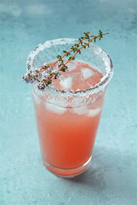 Salty Dog Cocktail With Fresh Grapefruit Juice Lime Juice And Thyme Salty Dog Cocktail With Fresh Grapefruit Juice Lime Juice And Thyme