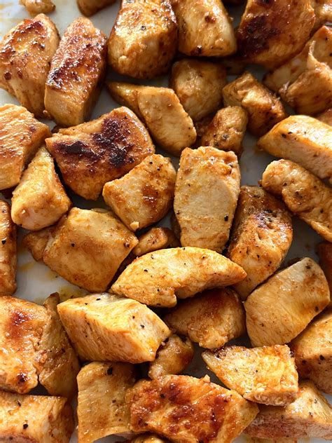 Seared Diced Chicken Breast Trifecta Seared Diced Chicken Breast Trifecta