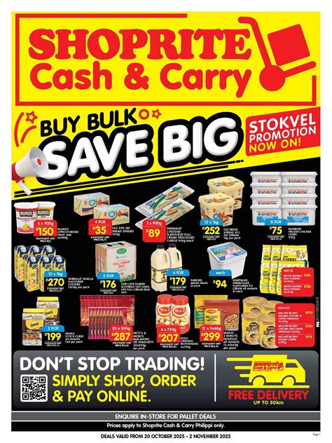 Shoprite Cash Amp Carry Catalogues Amp Specials Wc Western Cape