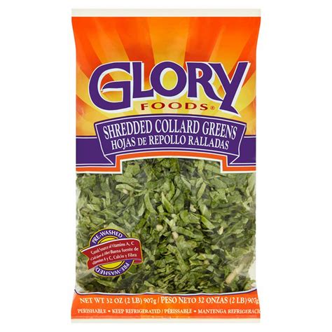 Shredded Collard Greens In Bag