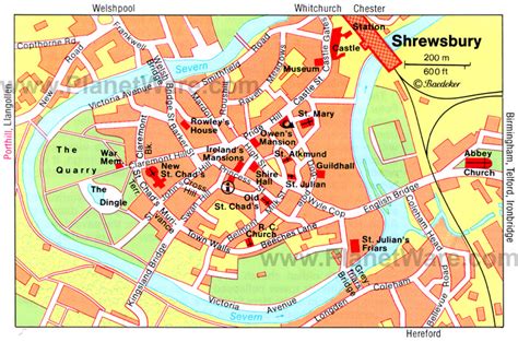 Shrewsbury Map
