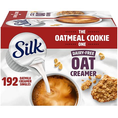 Silk Oatmeal Cookie Creamer Oat Milk Single Serve In Bulk Silk Oatmeal Cookie Creamer Oat Milk Single Serve In Bulk
