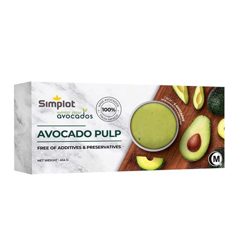 Simplot Frozen Avocado Pulp 454G Jaya Grocer Gurney Paragon