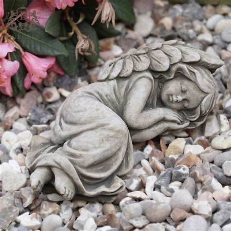 Sleeping Angel Stone Statue Burgess Home Amp Garden Sleeping Angel Stone Statue Burgess Home Amp Garden