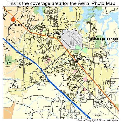 Smyrna Tn Tennessee Aerial Photography Map 2021