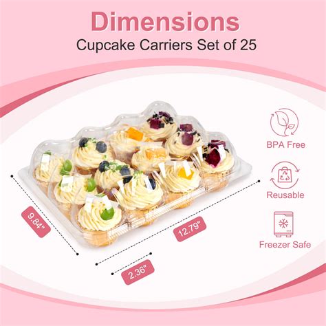 Snapklik Com Oridom Cupcake Carrier Stackable Plastic Cupcake