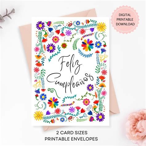 Spanish Birthday Card Feliz Cumpleanos Adorada Esposa Card Happy Birthday To Wife Greeting Card In Spanish Mothers Day Card For Mom In Spanish