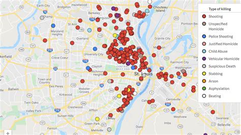 St Louis Homicide Map 2019 Tpc St Louis Homicide Map 2019 Tpc