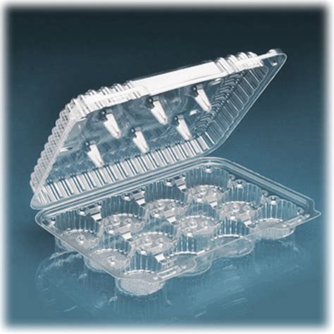 Tbk Clear Plastic Standard Size Cupcake Containers