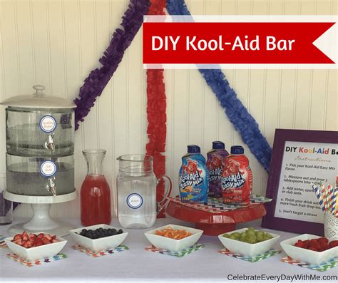 The Diy Kool Aid Easy Mix Bar Celebrate Every Day With Me The Diy Kool Aid Easy Mix Bar Celebrate Every Day With Me