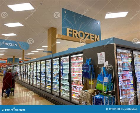 The Frozen Foods Aisle Of A Schnucks Grocery Store Editorial Stock The Frozen Foods Aisle Of A Schnucks Grocery Store Editorial Stock