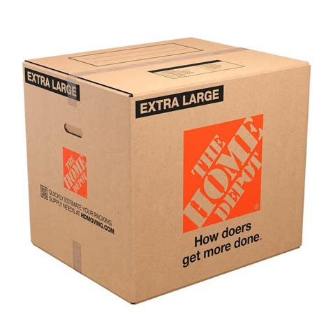 The Home Depot Extra Large Moving Shipping And Packing Box 22 In L X The Home Depot Extra Large Moving Shipping And Packing Box 22 In L X