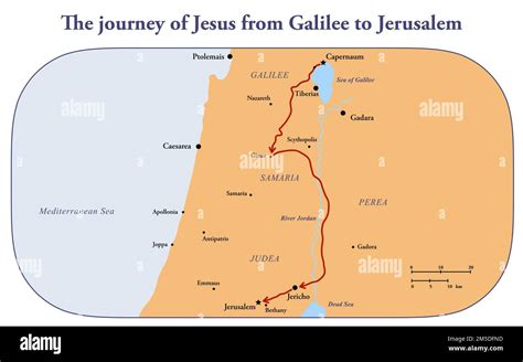 The Journey Of Jesus Christ From Galilee To Jerusalem Stock Photo Alamy The Journey Of Jesus Christ From Galilee To Jerusalem Stock Photo Alamy