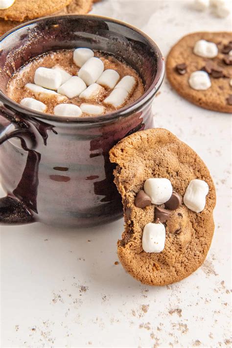 The New Cookies You Need To Try With Our Hot Cocoa Morsels That Combine Hot Cocoa With A Touch Of Sweet Marshmallows Hot Cocoa Crinkle Cookies A Must For An Extra