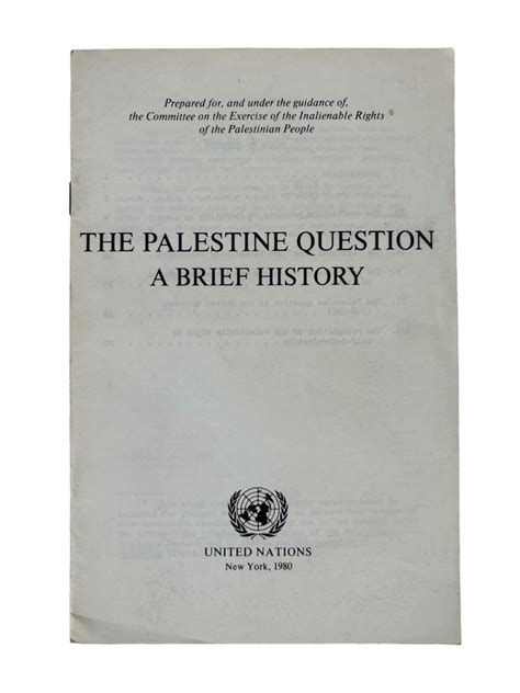 The Palestine Question A Brief History Question Of Palestine The Palestine Question A Brief History Question Of Palestine