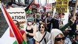Thousands Of Anti Israel Protesters Flood Nyc On Anniversary Of Oct 7 Invasion