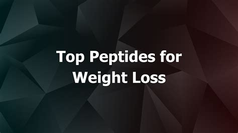 Top Peptides For Weight Loss Wittmer Rejuvenation Clinic Top Peptides For Weight Loss Wittmer Rejuvenation Clinic
