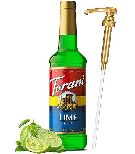 Torani Lime Syrup 750Ml Pet Plastic Bottle Tannex Torani Lime Syrup 750Ml Pet Plastic Bottle Tannex