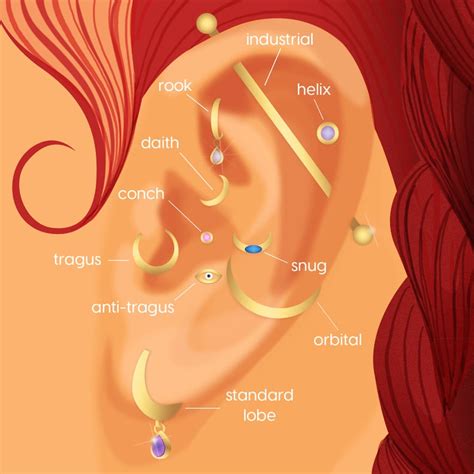 Types Of Piercings Ear Lip Nose And More Ps Beauty Types Of Piercings Ear Lip Nose And More Ps Beauty