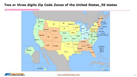 Usa Zip Code Map Editable Powerpoint Maps Usa Zip Code Map Editable Powerpoint Maps