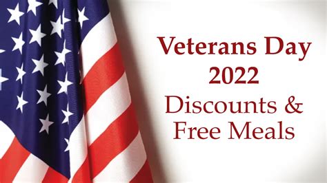 Veterans Day 2022 Free Meals Discounts And Offers Va News