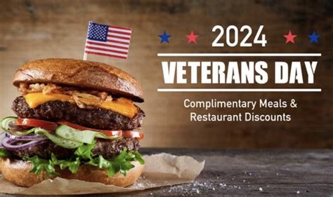 Veterans Day Promotions Free Meals Discounts Deals 2024