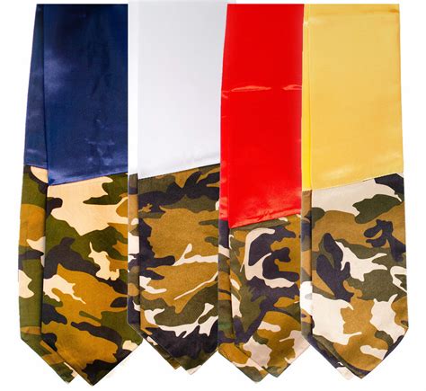 Veterans Military Branch Stole Solid Color Veterans Military Branch Stole Solid Color