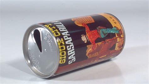 Vintage White Rock Sioux City Sarsaparilla Soda Pop Can 12Oz Crimped