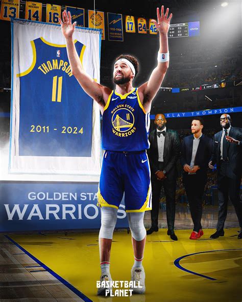 Warriors Plan To Retire Klay Thompson Amp 39 S Jersey