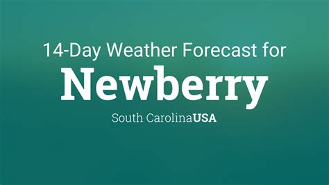 Weather Forecast Newberry Sc