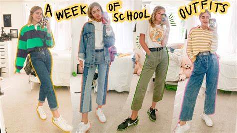 What I Actually Wear To School Outfits Of The Week Youtube What I Actually Wear To School Outfits Of The Week Youtube