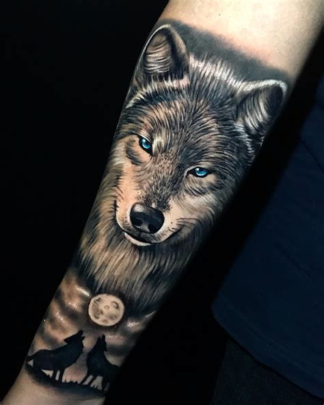 Wolf Tattoos For Forearm