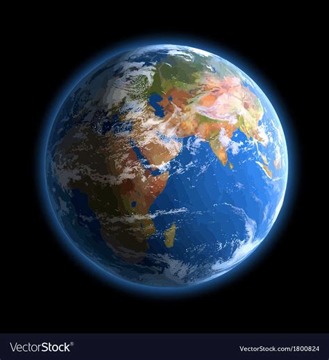World Globe Earth 1800824 Royalty Free Vector Vectorstock