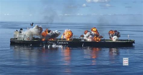 Yemen S Houthi Rebels Suspected Of Firing Missiles At A Container Ship As An Oil Tanker Burns Orissapost Yemen S Houthi Rebels Suspected Of Firing Missiles At A Container Ship As An Oil Tanker Burns Orissapost